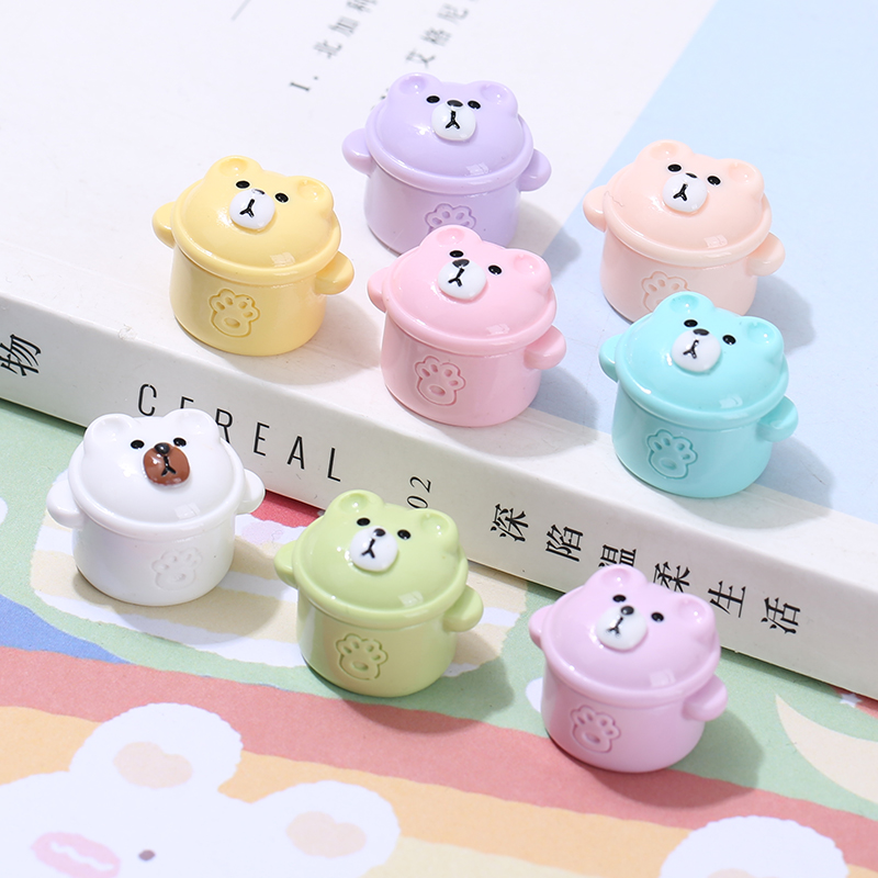 俏妮妮立体可爱小熊奶锅