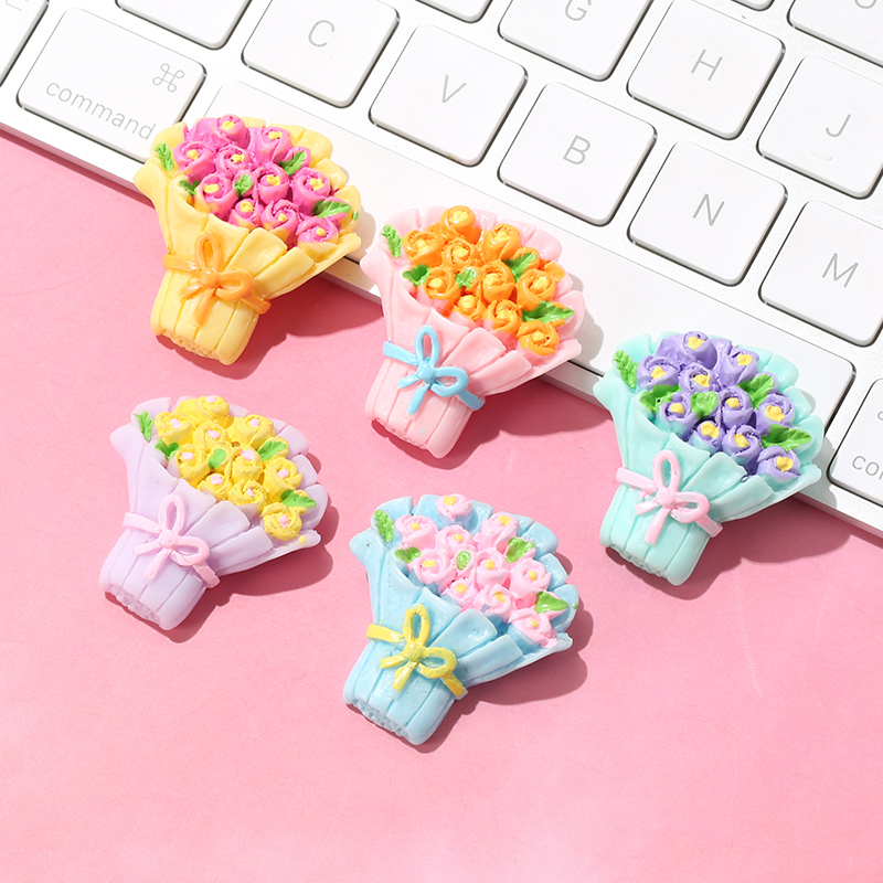 树脂仿真大号彩绘花束