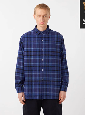 现货 NANAMICA HEAVY FLANNEL SHIRT 法兰绒长袖休闲衬衫25AW