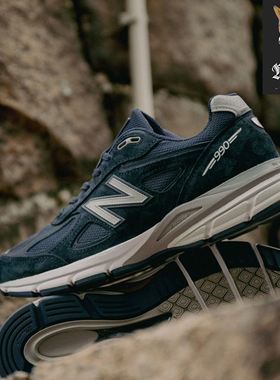 New Balance美产NB990 V4元祖灰男女复古运动休闲慢跑步鞋U990NV4