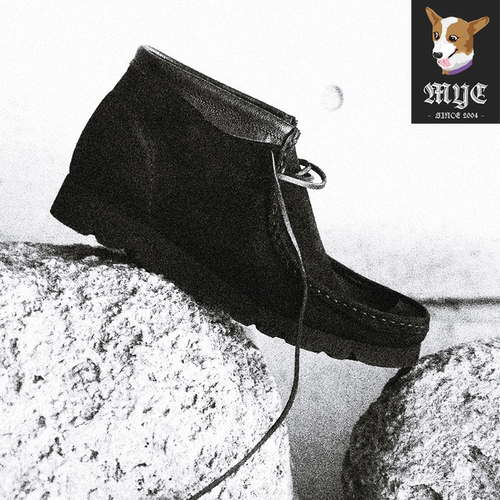 其乐Clarks Wallabee Boot x INVINCIBLE 联名款厚底中帮袋鼠鞋