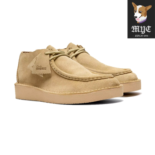 Clarks DSRTNomad2026 复古低帮厚底卡其/黑色休闲袋鼠袋26186474