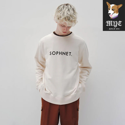 SOPHNET.24AW卫衣圆领纯色套头衫