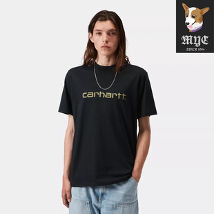 Script Shirt Carhartt t恤 纯色字母印花宽松短袖 26SS WIP