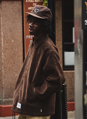WTAPS CHIEF / JACKET / SYNTHETIC 合成麂皮教练夹克外套 25AW