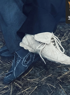 彪马PUMA x JiyongKim V-S1 联名款拼接做旧设计感休闲鞋 406833