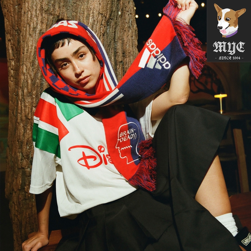 adidas Originals x Brain Dead x Disney 联名款男女足球运动T恤