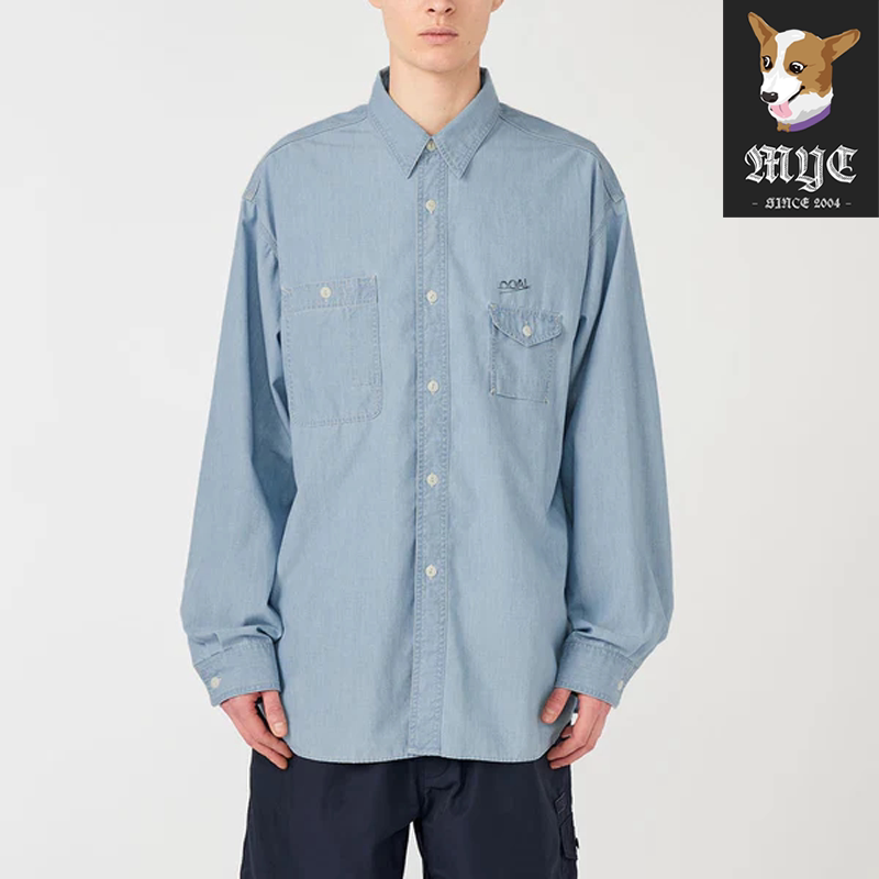 NANAMICA Regular Collar Chambray Shirt 宽松廓形牛仔衬衫 26SS