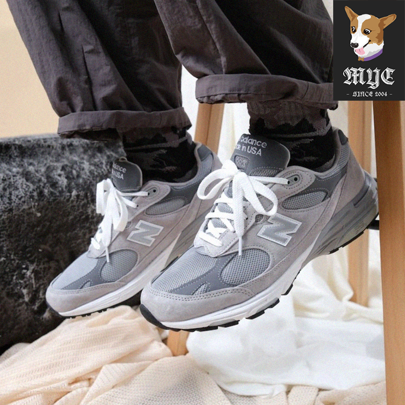 New Balance NB993系列男女同款元祖灰运动休闲低帮复古慢跑步鞋