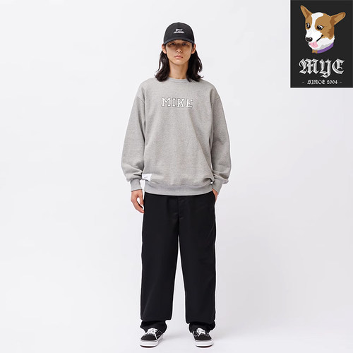 【折扣】WTAPS ACADEMY / SWEATER / COTTON学院圆领套头卫衣24FW