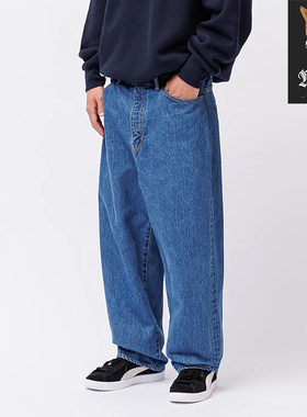 WTAPS BLUES STRAIGHT/TROUSERS/COTTON 刺绣休闲直筒牛仔裤 25SS