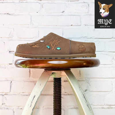 UGG x Randomevent Otzo Clog 奥兹克罗格刺绣复古包头一脚蹬拖鞋