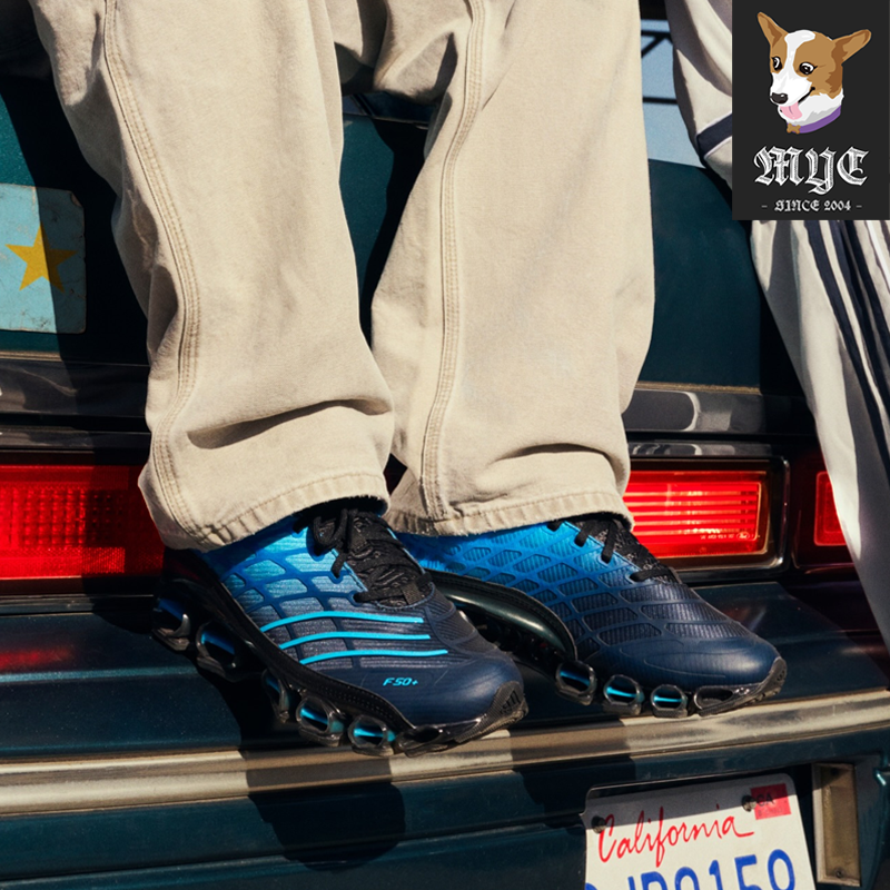 2026新款adidas阿迪达斯MEGARIDE F50缓震气柱足球风跑步鞋KI3646