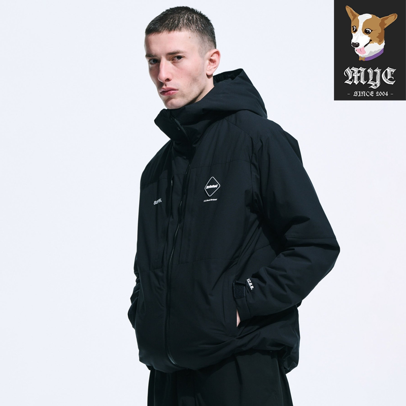 F.C.R.B INSULATION HOODED JACKET 男款简约舒适连帽保暖棉服