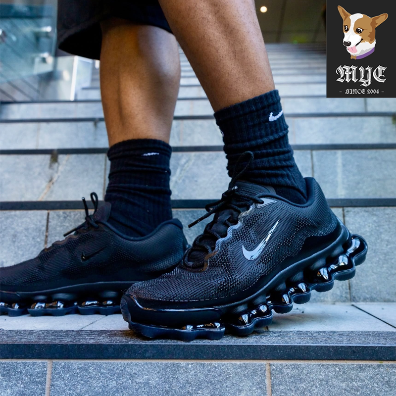 耐克NIKE AIR LIQUID MAX 舒适男女气垫黑色休闲运动跑步鞋IQ7634