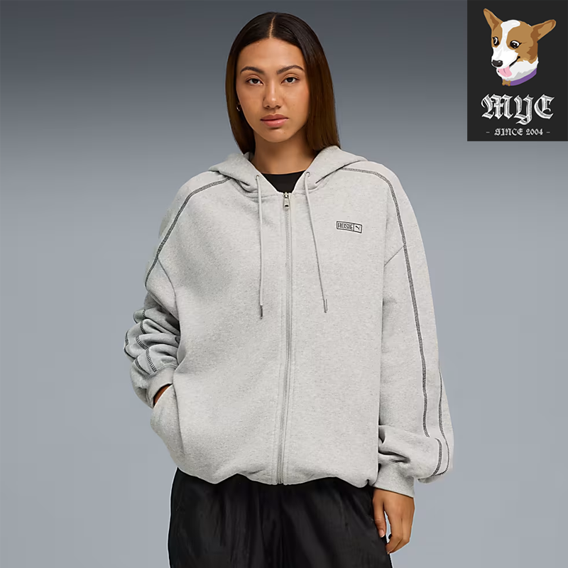彪马PUMA X ROSÉ 联名款宽松休闲短袖夹克卫衣外套休闲裤633793