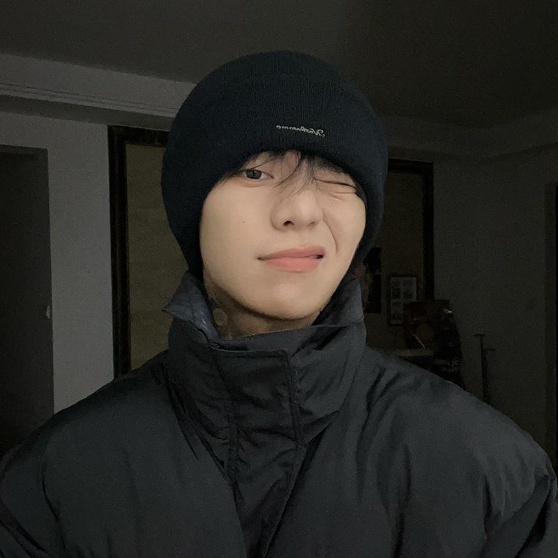 冷帽针织帽日系保暖男士潮牌冬季