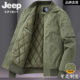 JEEP吉普冬季 宽松保暖上衣棉服潮棒球领外套 棉衣男加厚飞行员工装