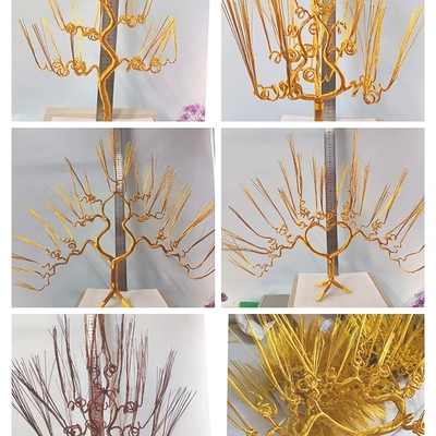 手工树枝水晶玉髓招财创意