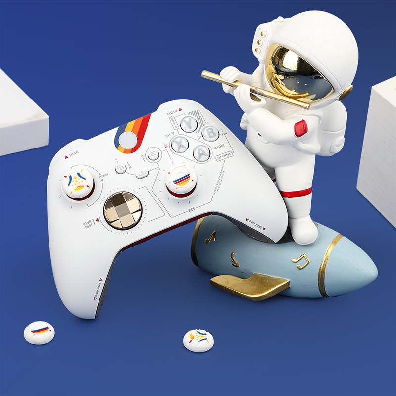 鼎游PS5 PS4 NS PRO手柄摇杆帽按键帽保护套防滑增高switch星空帽