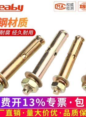 镀锌膨胀螺丝外膨胀螺栓拉爆爆炸螺丝钉加长膨胀管M6M8M10M16M20
