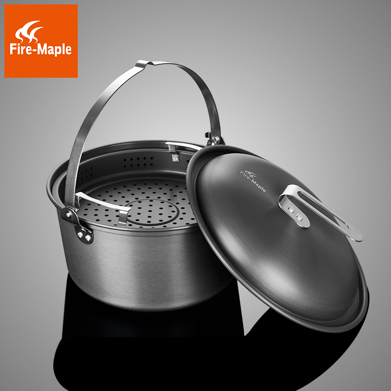 户外火枫吊蒸锅自驾游便携野营