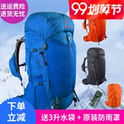 Túi leo núi oxy 19 cheetah 40 + 10L 50L ngoài trời cắm trại đi bộ đường dài nhẹ ba lô nam và nữ - Ba lô