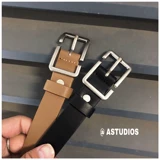 Прямоугольный джинсовый ремень для отдыха, простой и элегантный дизайн, в корейском стиле