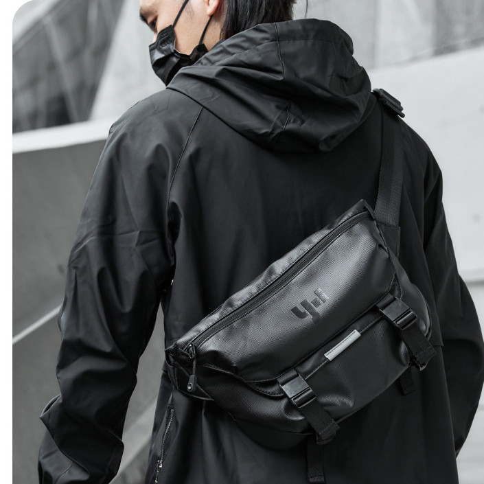 潮流机能风大容量斜挎包男ins韩版休闲单肩包通勤邮差包骑行胸包,箱包皮具/热销女包/男包,男士包袋,淘宝优惠券,粉丝福利购,淘宝优惠卷