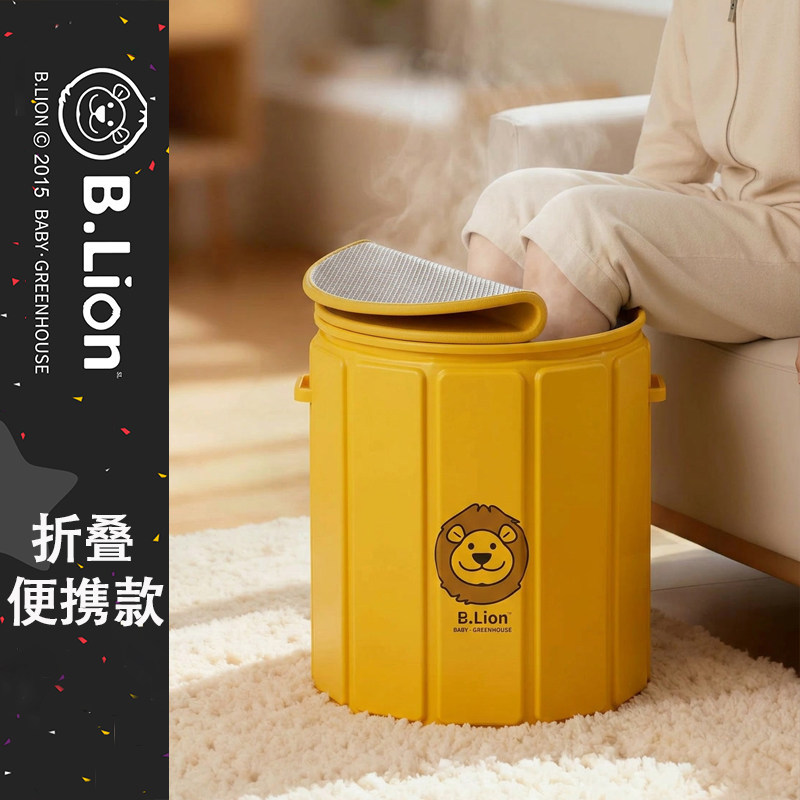 泡脚桶折叠家用过小腿便携式泡脚袋可折叠泡脚盆保温洗脚盆女士