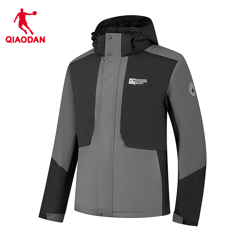 乔丹三合一风衣男士冲锋户外