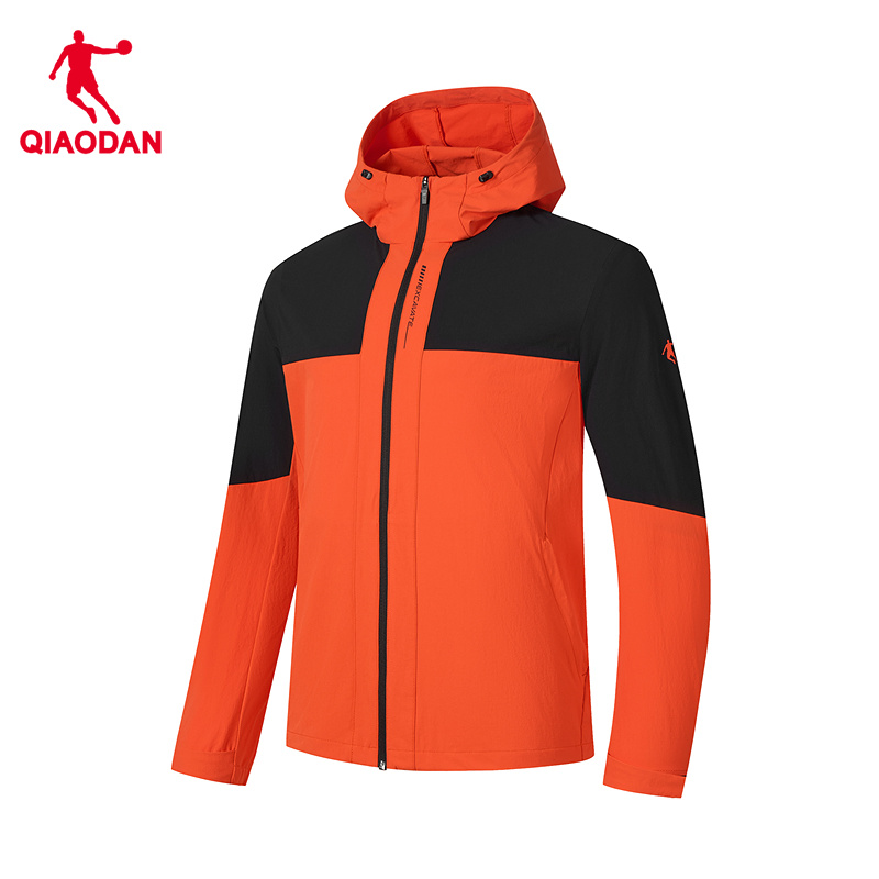 【商场同款】乔丹户外外套男士防风保暖连帽冲锋外套QSFFD3253029