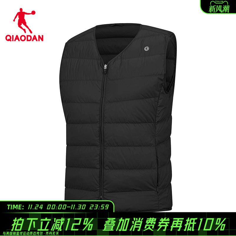 【商场同款】乔丹马夹女款保暖羽绒服百搭羽绒马甲QDEKD2254037