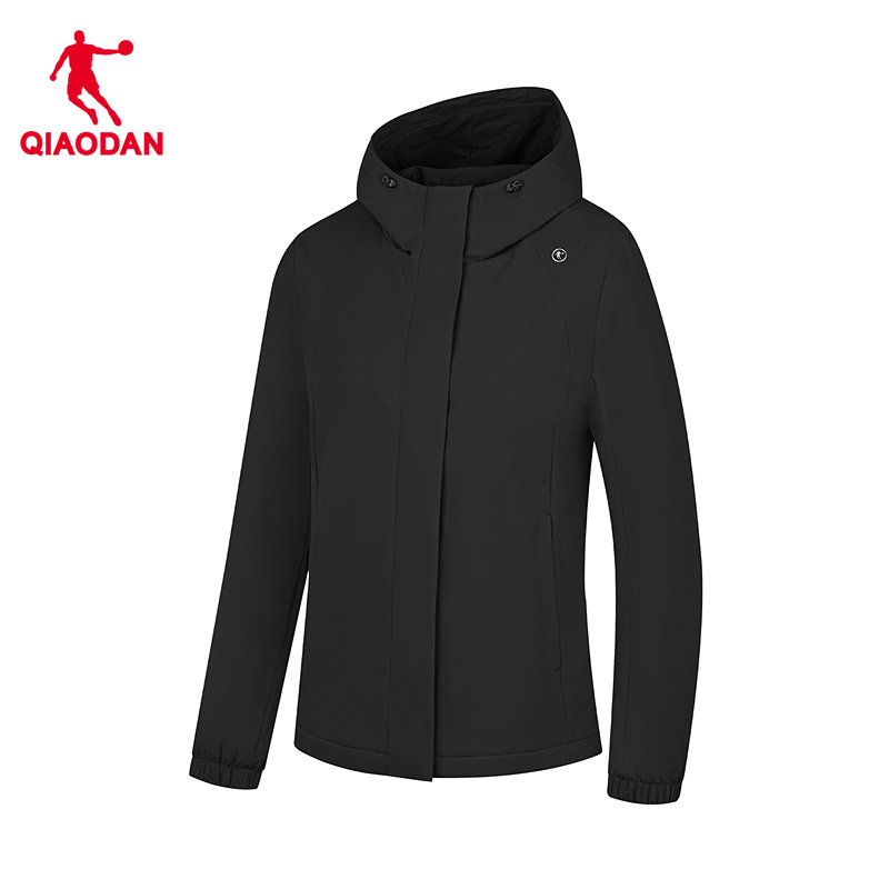 【商场同款】乔丹加绒冲锋外套女款防风防泼水风衣QDEFD2254006