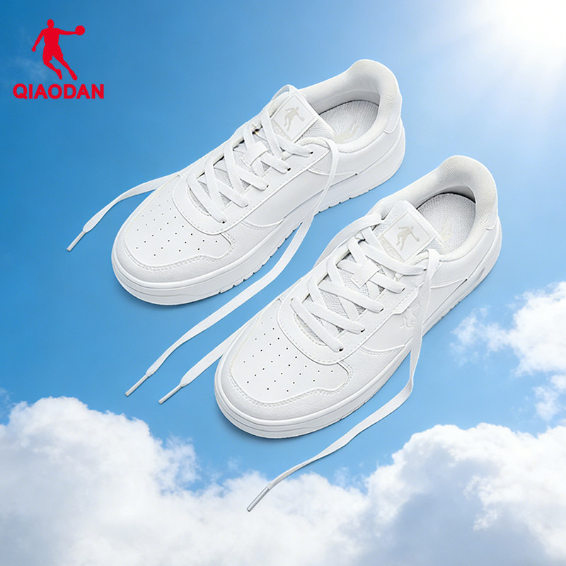 乔丹小白鞋运动鞋女鞋轻质厚底休闲板鞋百搭空军一号软底女款学生