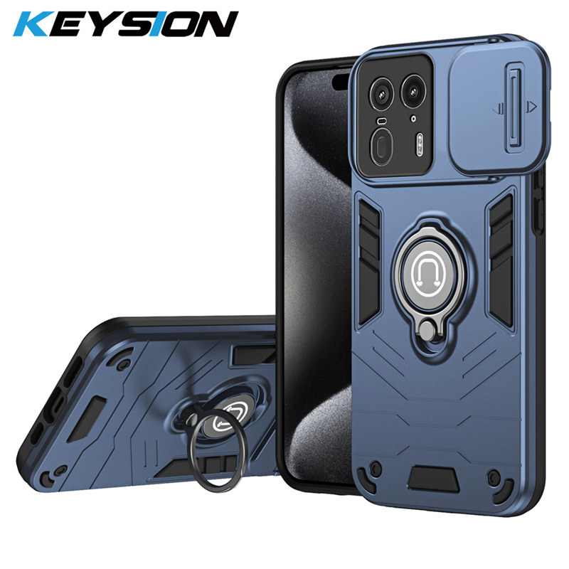 适用MOTO X50 Ultra手机壳车载磁吸指环支架手机套机甲推窗镜头保护壳防摔潮流男款高级商务简约多功能保护套图片