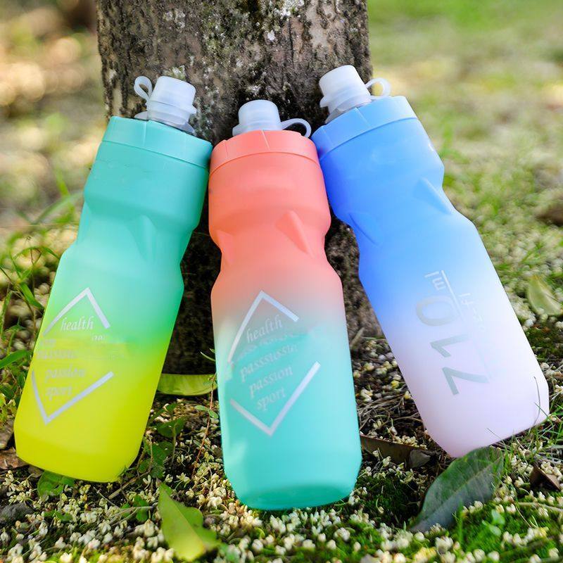 自行车水壶登山车公路车运动水杯专用大容量骑行渐层色水壶