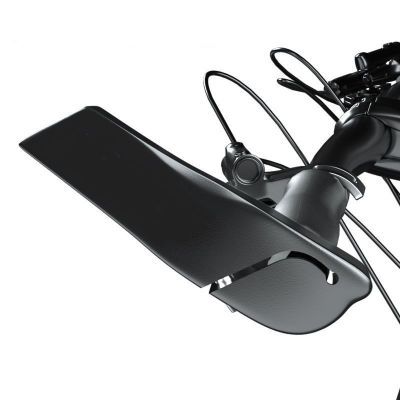 山地车自行车铝合金羊角副把手把海绵牛角把配件防滑骑行装备