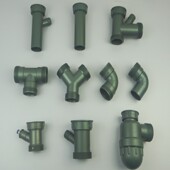 老式 管配件厨房水槽双盆单盆管下水防臭地漏器链接三通管转换接头