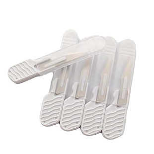 手术刀片11号特尖塑料修边切割刻纸拇指塑料手术刀柄短塑柄手术刀