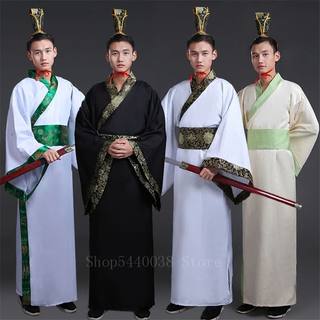 Chinese Traditional Man Hanfu Dress New Year Oriental Ancien