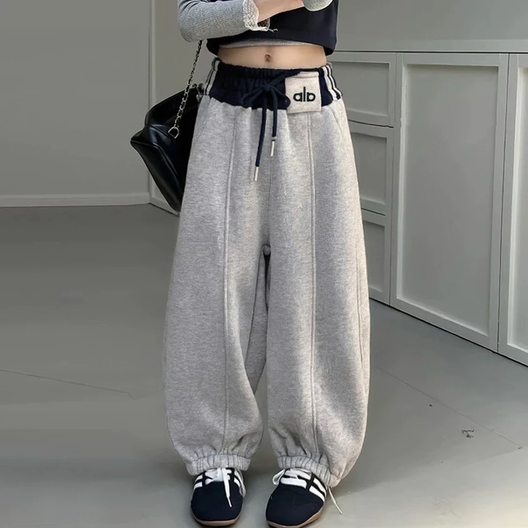女童秋冬仿兔毛加绒保暖休闲裤