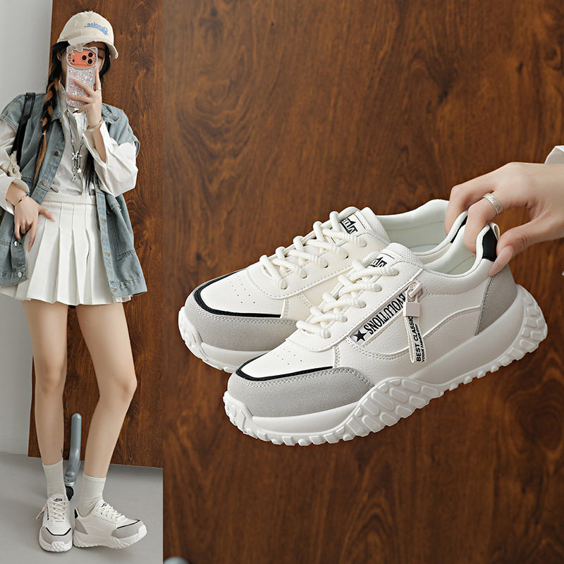 K5208阿甘鞋女2025春夏季新款厚底运动鞋透气软底防滑休闲板鞋,女鞋,休闲板鞋,淘宝优惠券,粉丝福利购,淘宝优惠卷