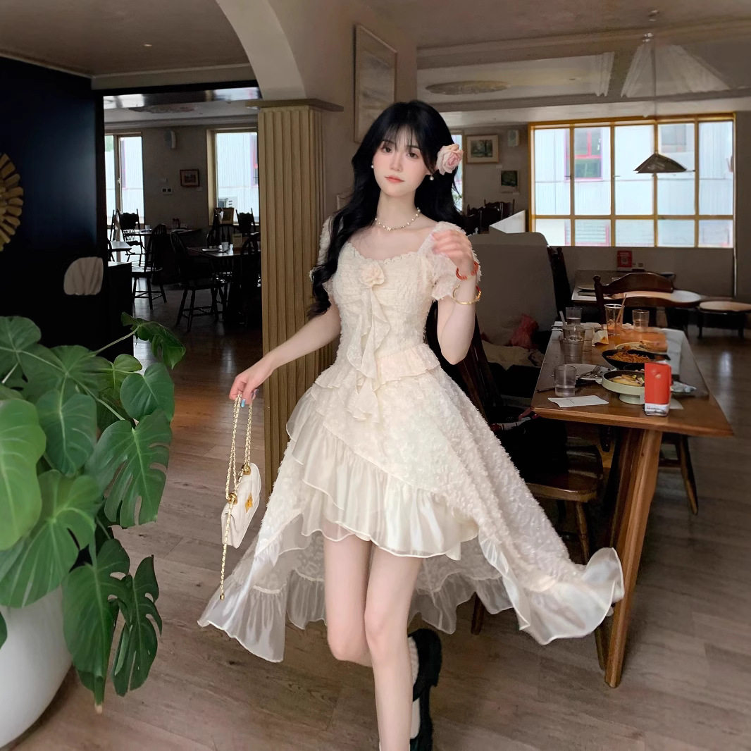 不规则连衣裙女夏季迪士尼穿搭