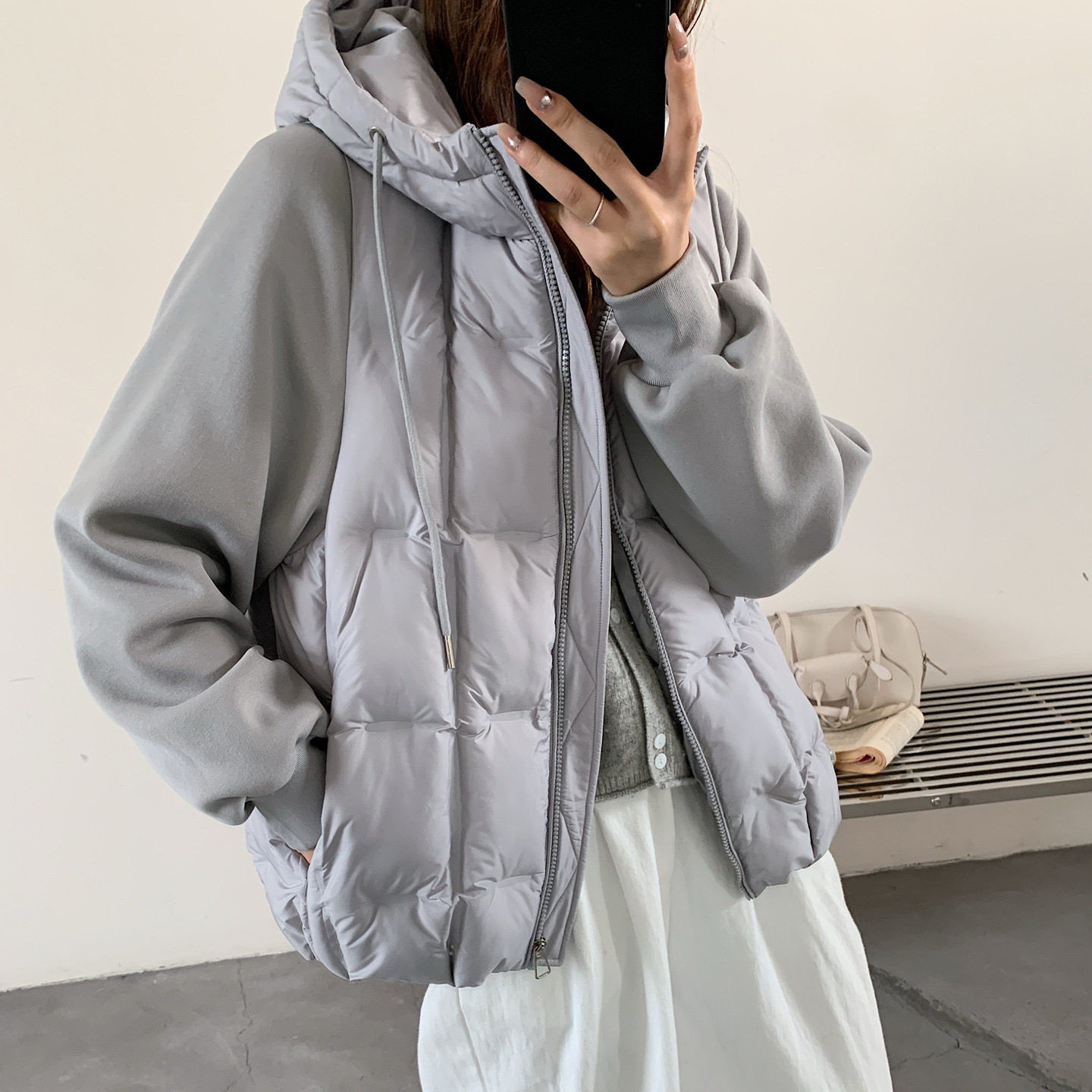 冬季轻薄短款羽绒棉服女韩版保暖