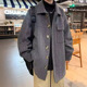 毛呢大衣男中长款 秋冬休闲呢子外套男冬季 潮牌oversize高级感风衣