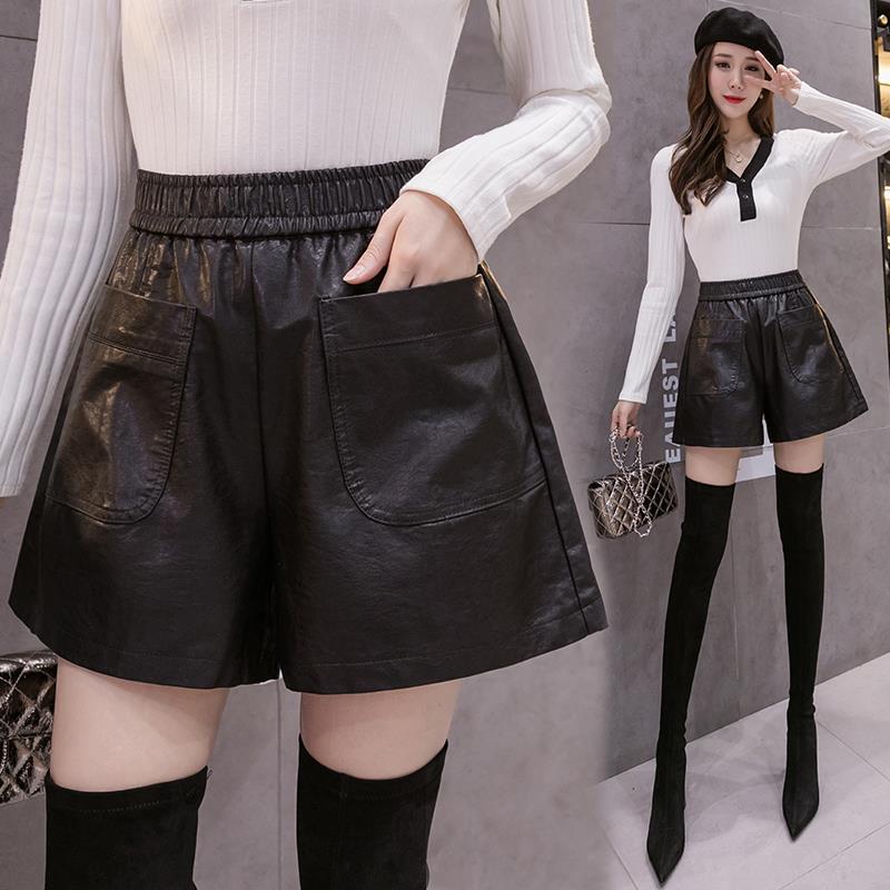 a字显瘦松紧腰外穿打底靴裤