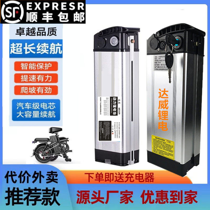 折叠电动车锂电池48v12ah 30ah锂电池全新大容量锂电池60v20ah