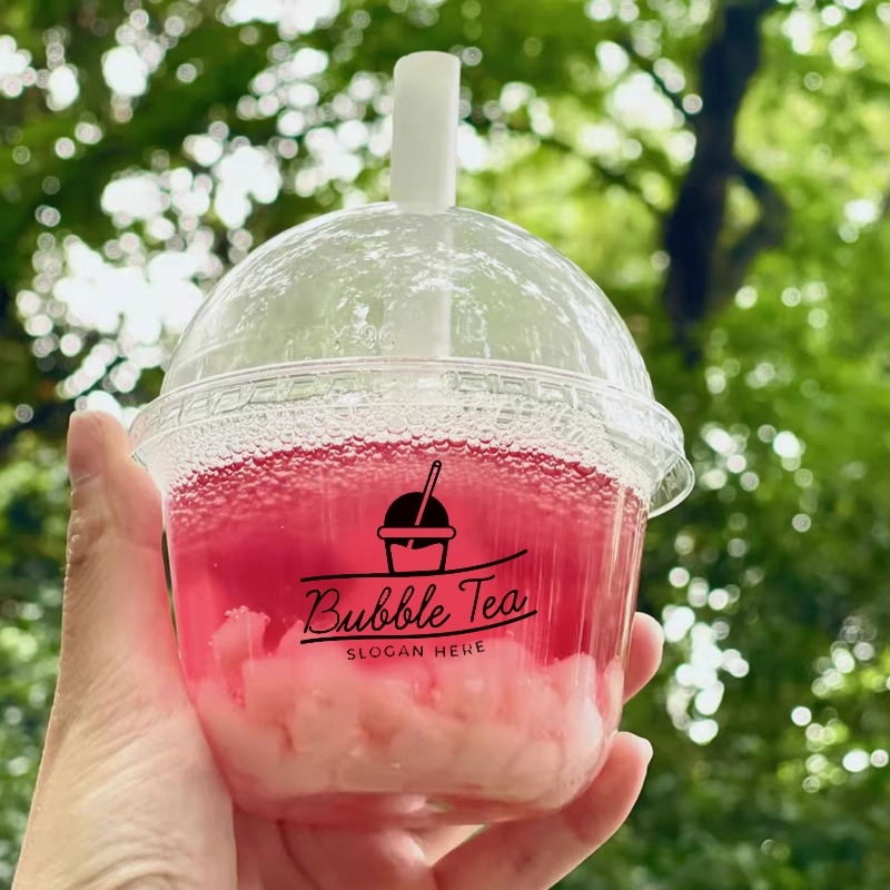 网红mini杯吸管儿童奶茶杯迷你杯PLA降解小吸管小杯子短吸管独立