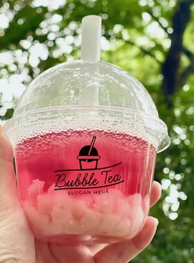 网红mini杯吸管儿童奶茶杯迷你杯PLA降解小吸管小杯子短吸管独立